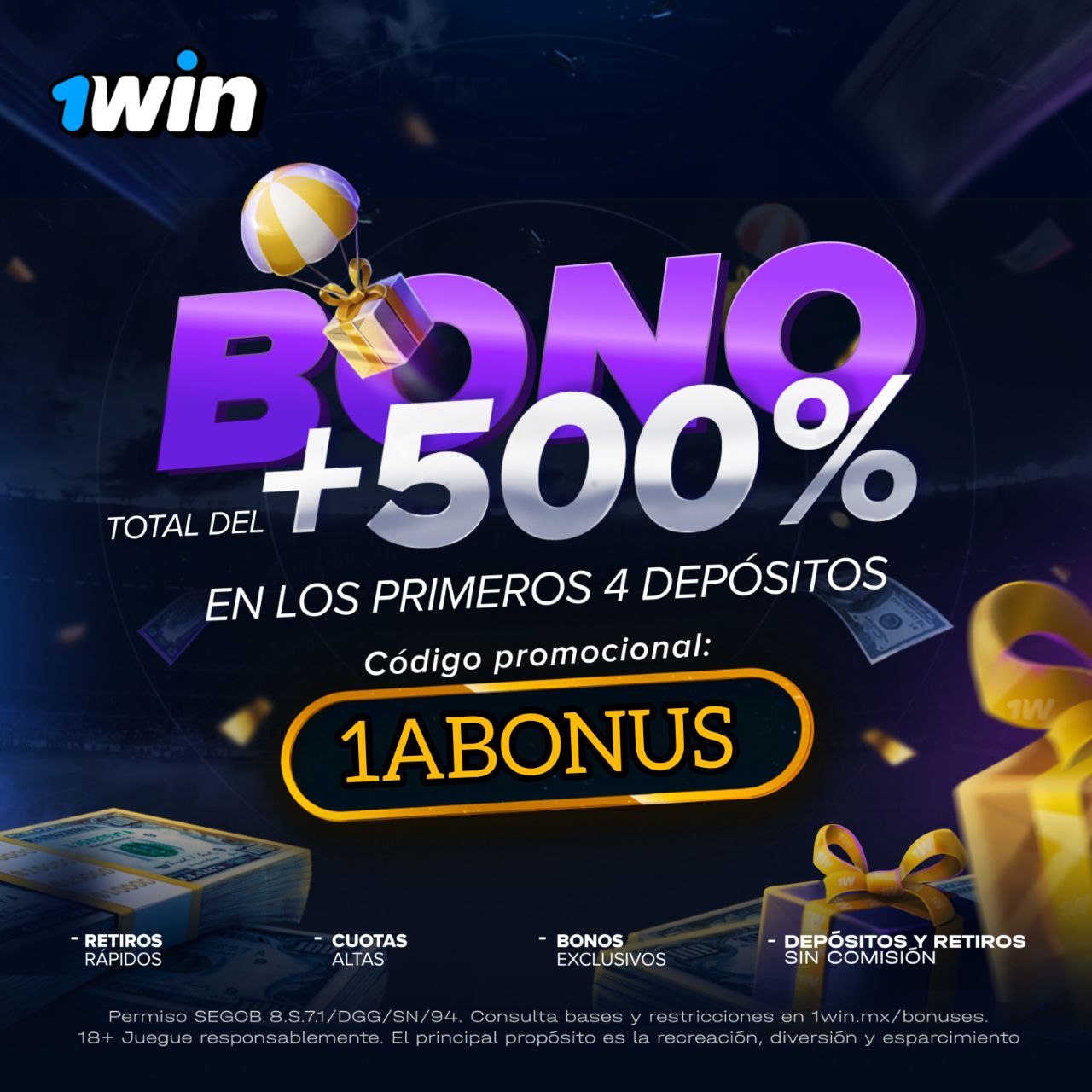 Juega al juego de aviator y obtén un bono 1xbet