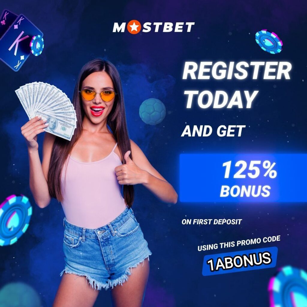 Sign up with Mostbet